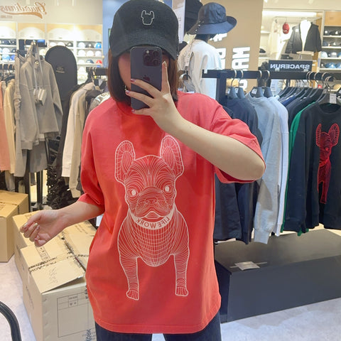韓國 LifeWork Silk Radok Printing Short Sleeve T-Shirt【LW080】