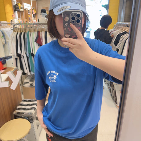 韓國 Wacky Willy Seaside Scenery Crew Neck T-Shirt【WW211】