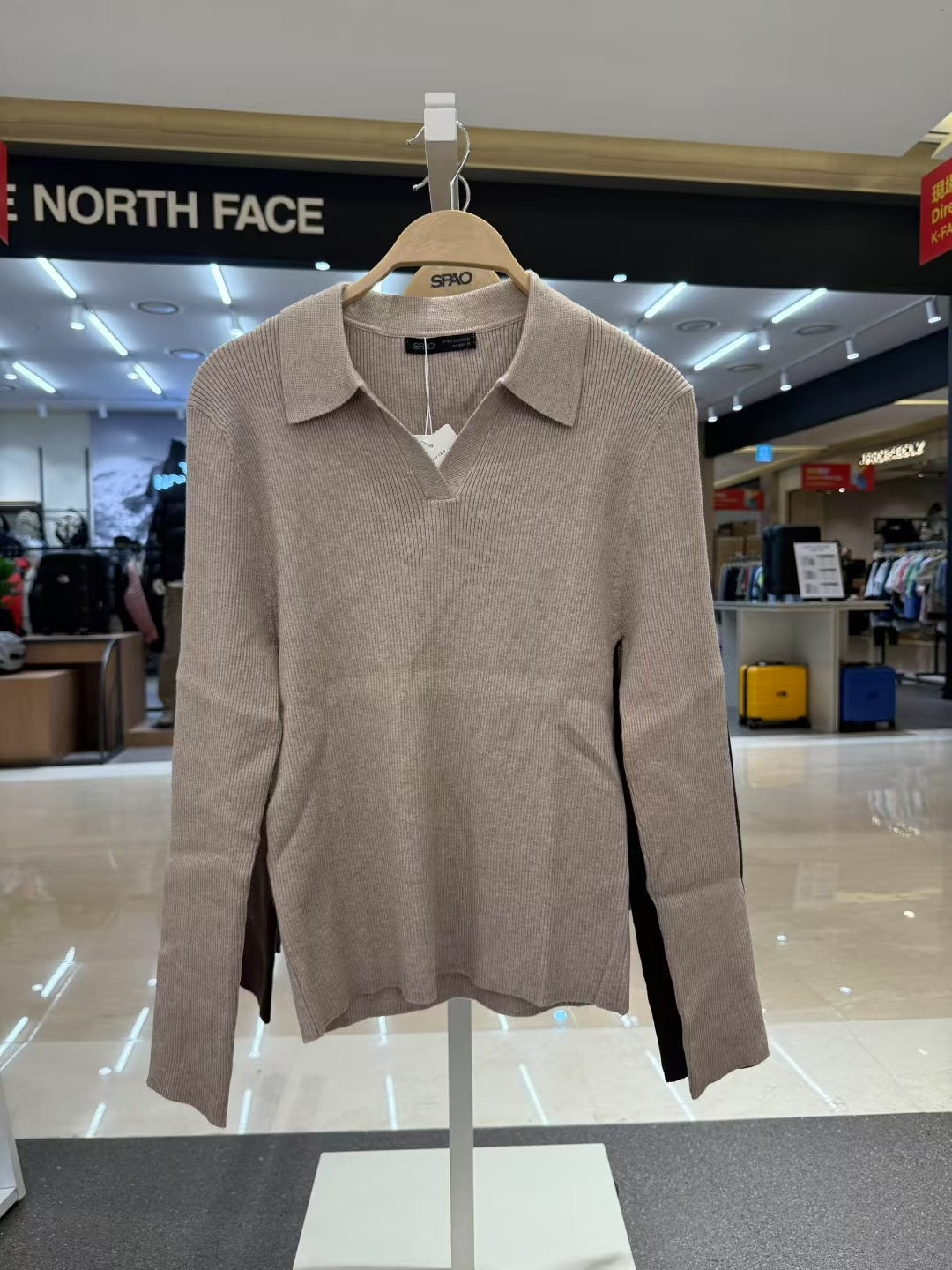 韓國 SPAO Semi-Open Golji Knit【SP203】