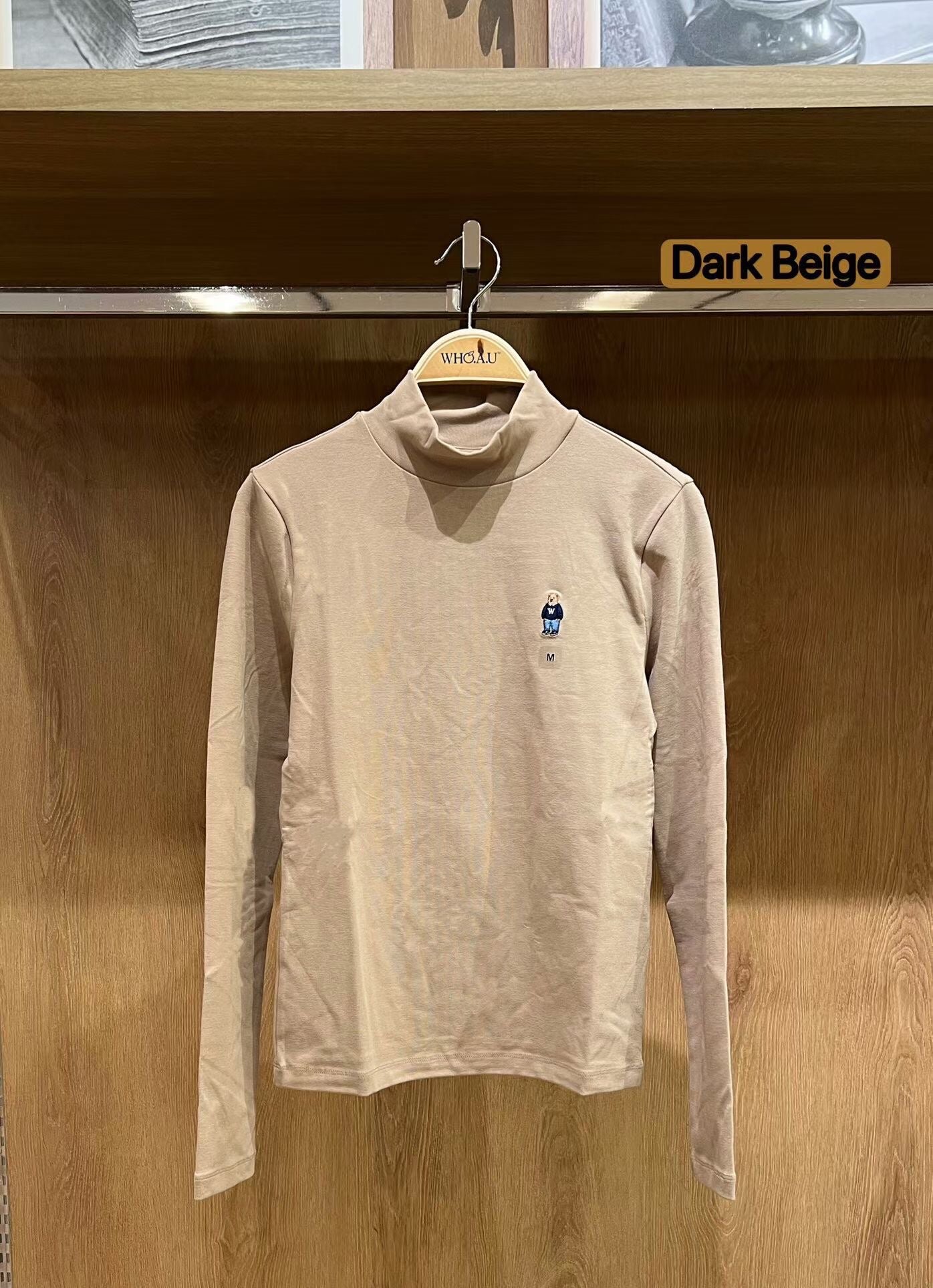 韓國 WhoAU Steve Turtleneck T-Shirt【WA196】