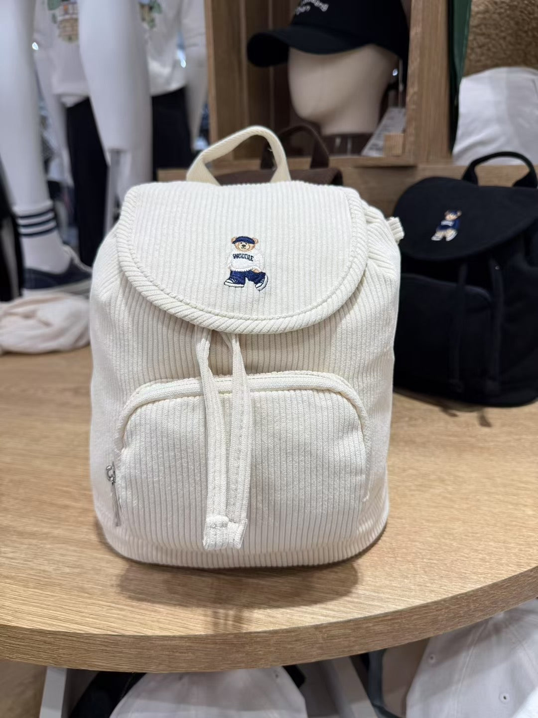 韓國 SPAO Corduroy Mini Backpack【SP252】