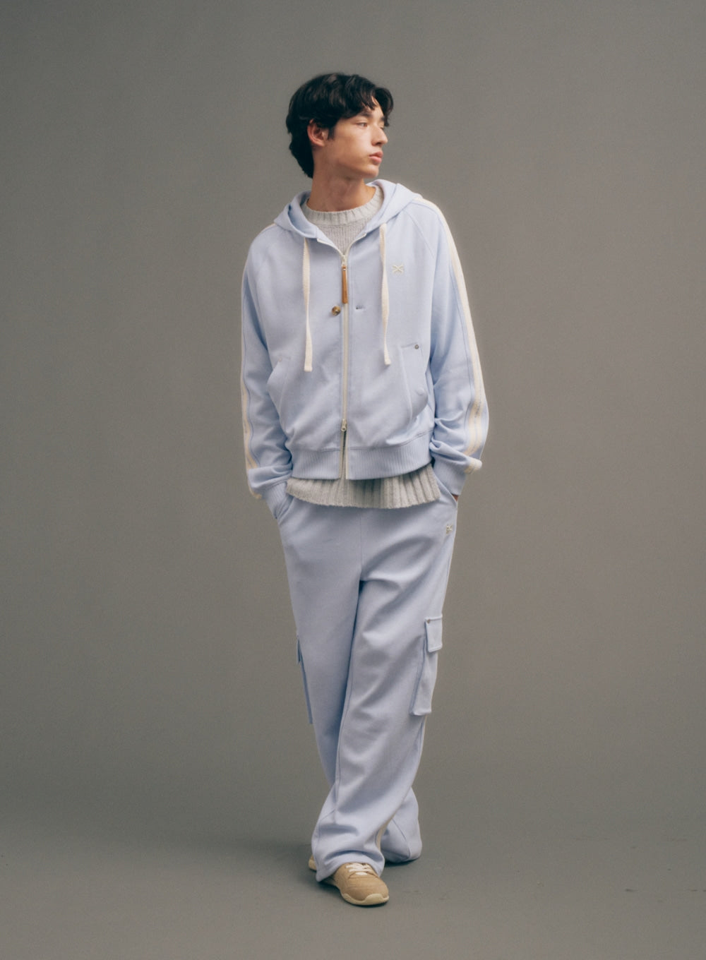 韓國 Satur Lawton Loose Fit Hood Zip-up【SR017】