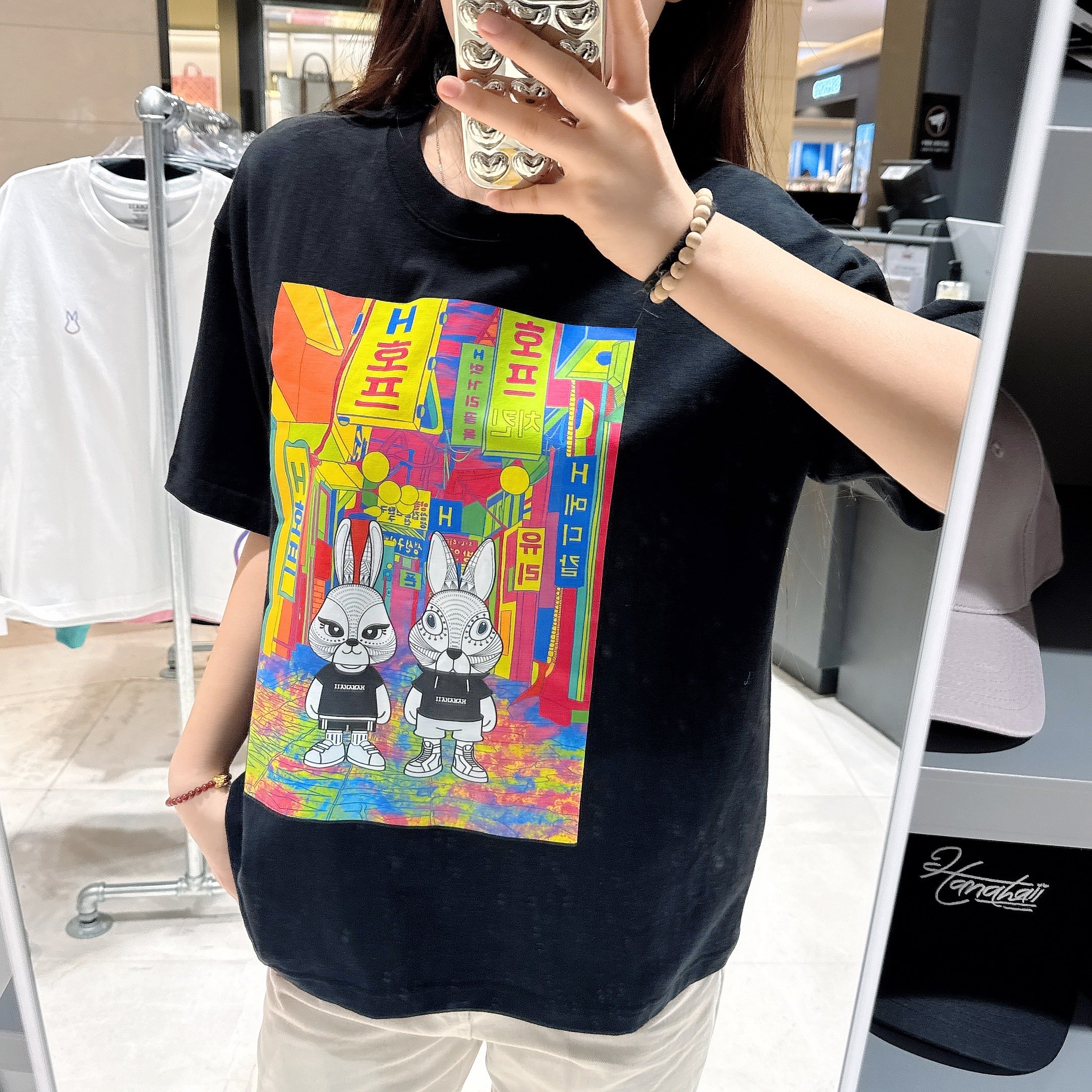 韓國 HANAHAII 美食街純棉 T-shirt【HA032】 - STT Mall HK 靚太網購