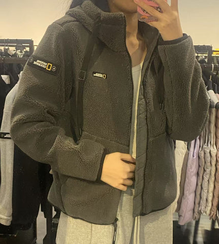 【現貨】韓國 National Geographic Costoni Fleece Poggle Full Zip-Up 【NG353】