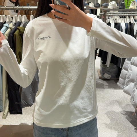 韓國 Discovery Women's Essential Functional Long Sleeve T-shirt【DY187】 - Image