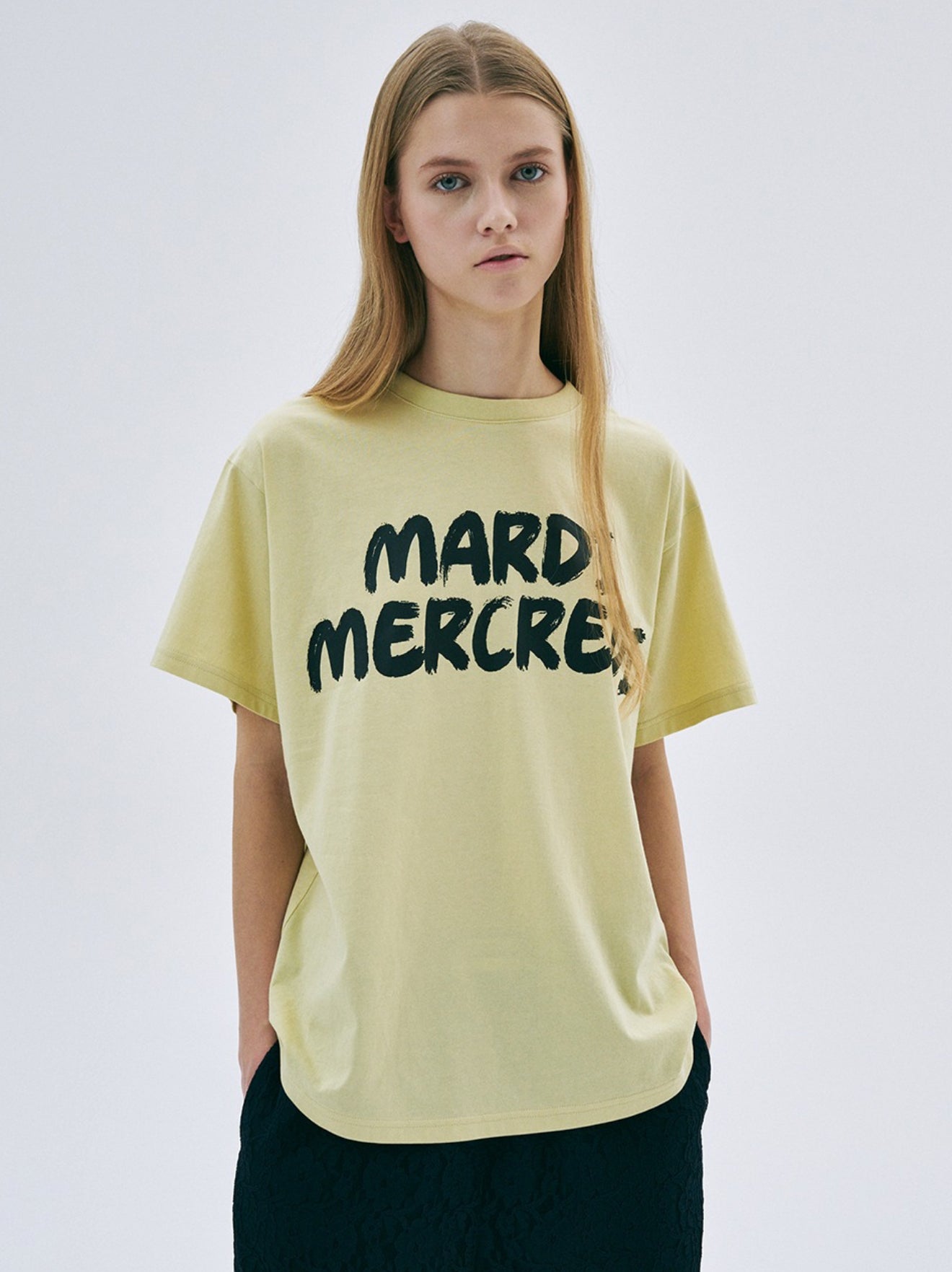 韓國 Mardi Mercredi TSHIRT BRUSH LOGO【MM037】