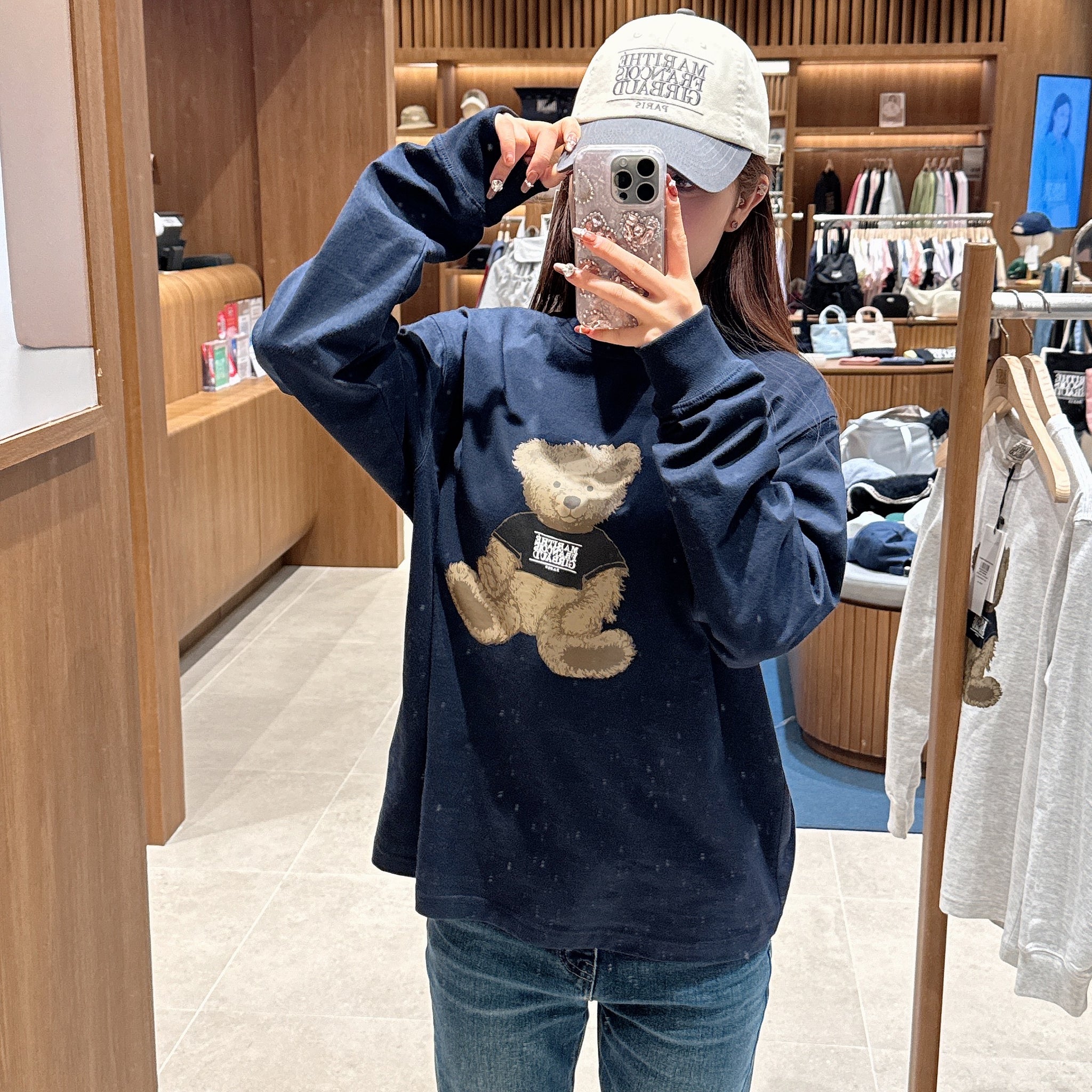 韓國 Marithe Francois Girbaud DOODLE BEAR LONG SLEEVE【MF409】