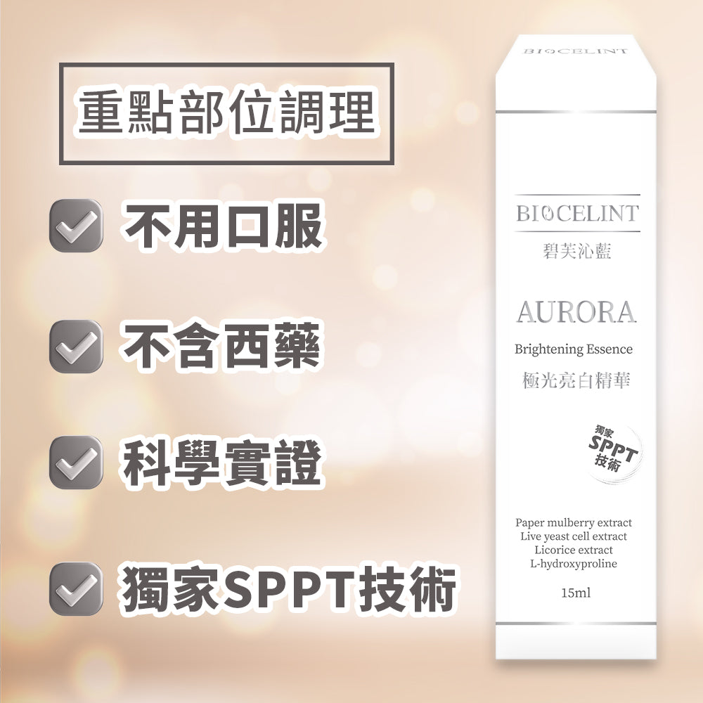 sPPT®激光精粹極光亮白乳 15ml【KX159】
