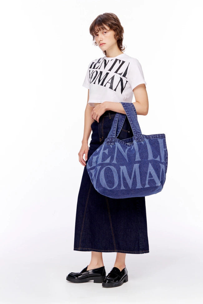 泰國 Gentle Woman DENIM JUMBO TOTE BAG【SW650】
