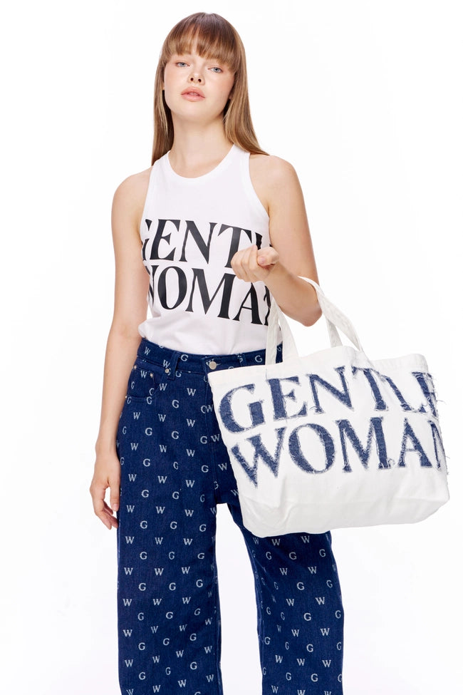 泰國 Gentle Woman DENIM TOTE BAG【SW615】