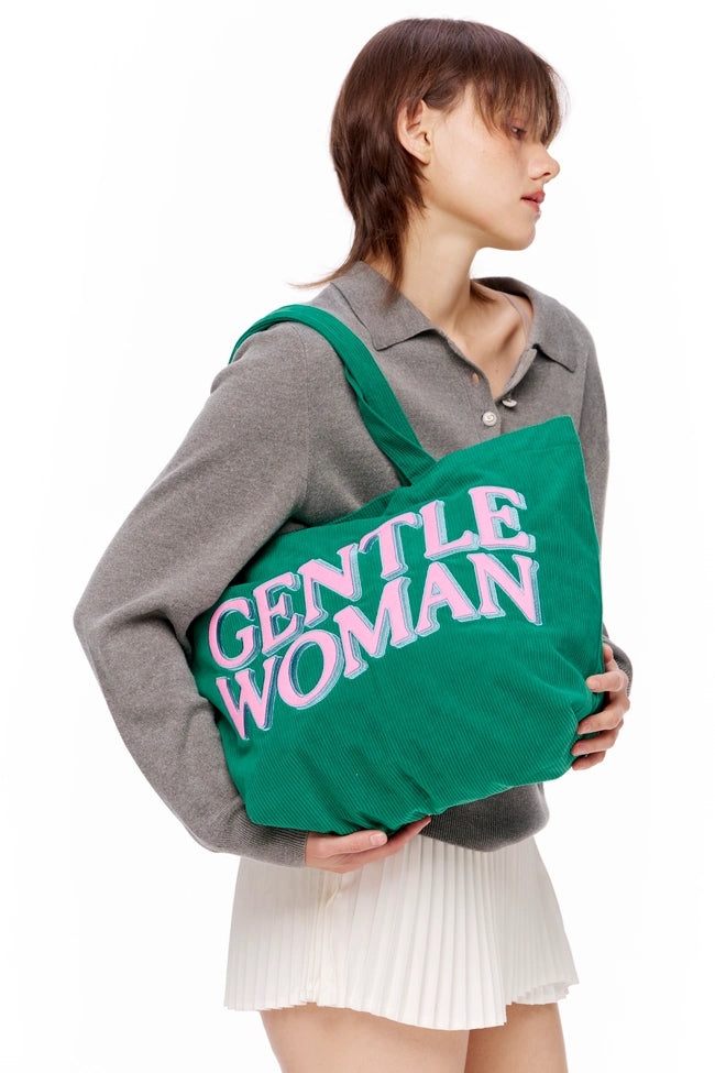 泰國 Gentle Woman CORDUROY TOTE【SW646】