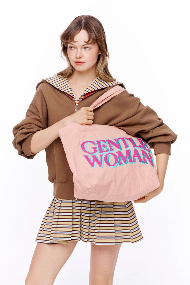 泰國 Gentle Woman CORDUROY TOTE【SW646】
