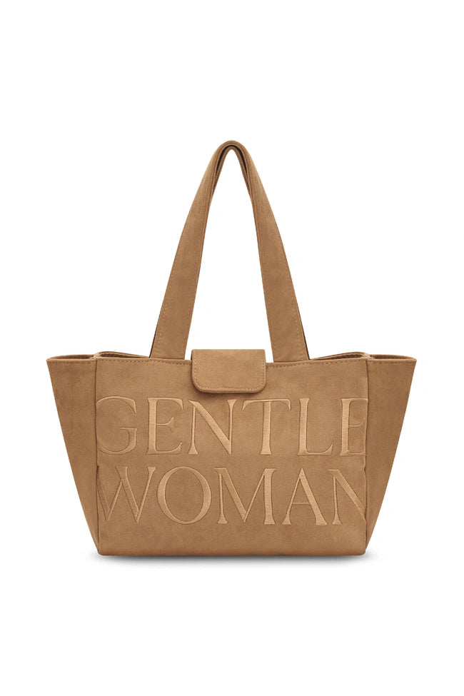 泰國 Gentle Woman SUEDE SHOULDER TOTE BAG【SW637】