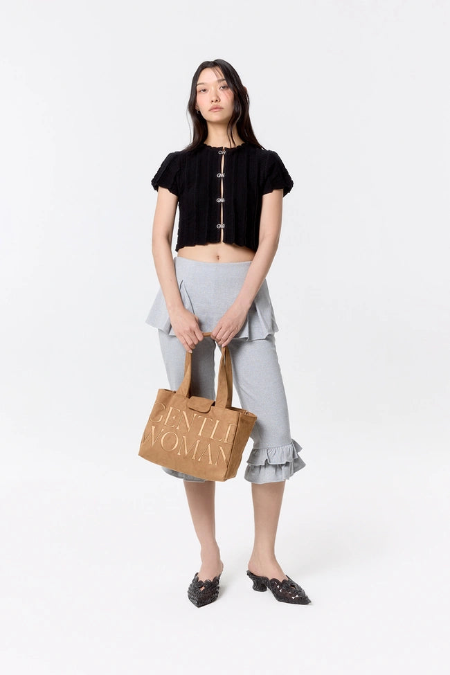 泰國 Gentle Woman SUEDE SHOULDER TOTE BAG【SW637】