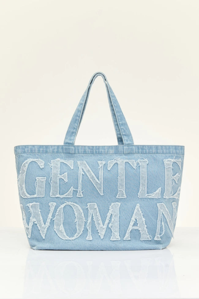 泰國 Gentle Woman DENIM TOTE BAG【SW615】