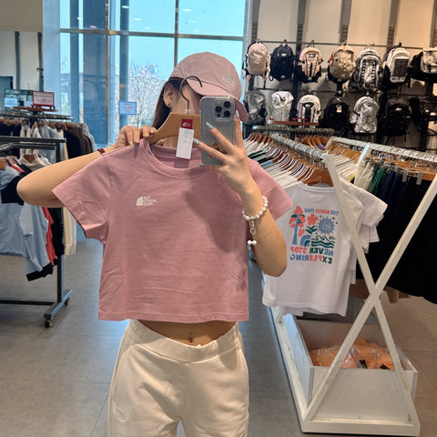 韓國 The North Face WOMEN'S FLORRET SLEEVE T-SHIRT【NF105】