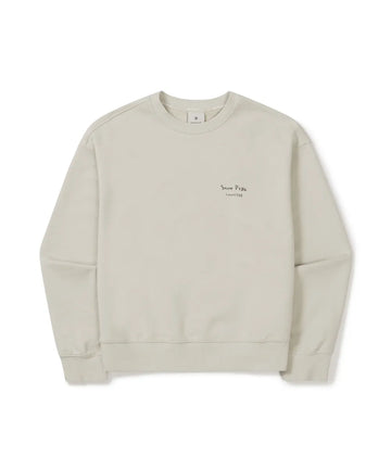 韓國 Snowpeak Women's Gardening Graphic Semi Crop Sweatshirt【SN099】