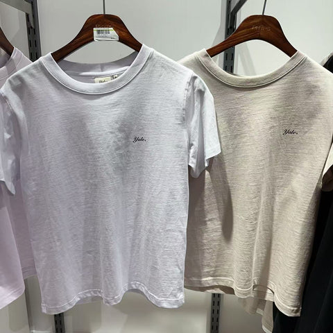 韓國 Yale Women's Snell Logo Short Sleeve T-shirt【YA008】