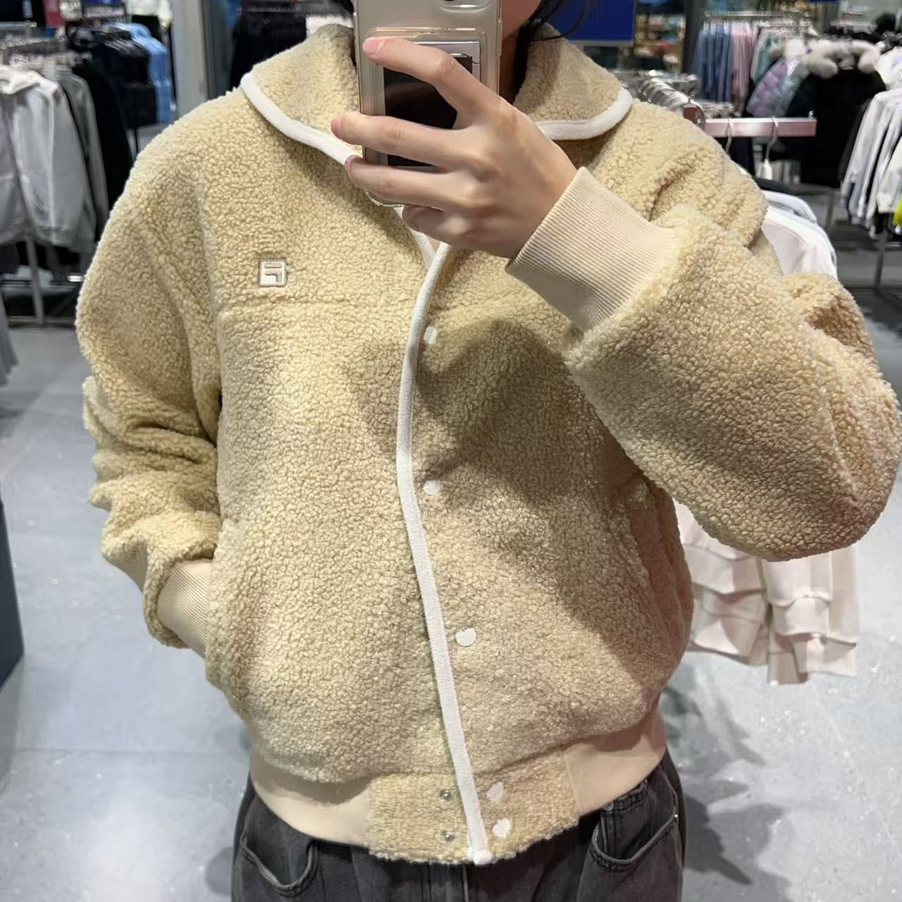 韓國 FILA Tennis Shawl Collar Fleece【FA059】