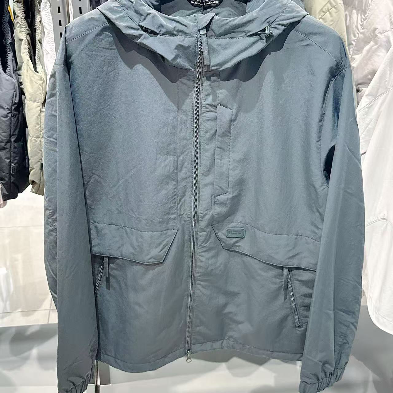 韓國 National Geographic Woven Hooded Jumper【NG019】