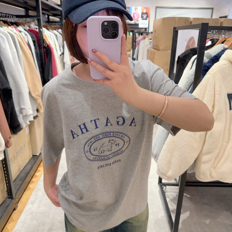 韓國 Agatha Scotty Symbol T-Shirt【AG013】