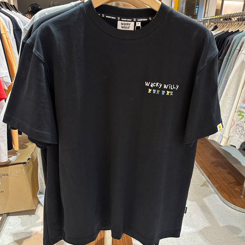 韓國 Wacky Willy Casual lettering design T-shirt【WW198】