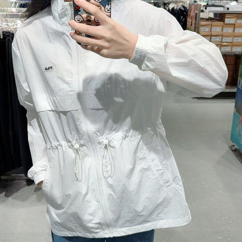 韓國 FILA Crinkle Long Sleeve Windbreaker【FA226】