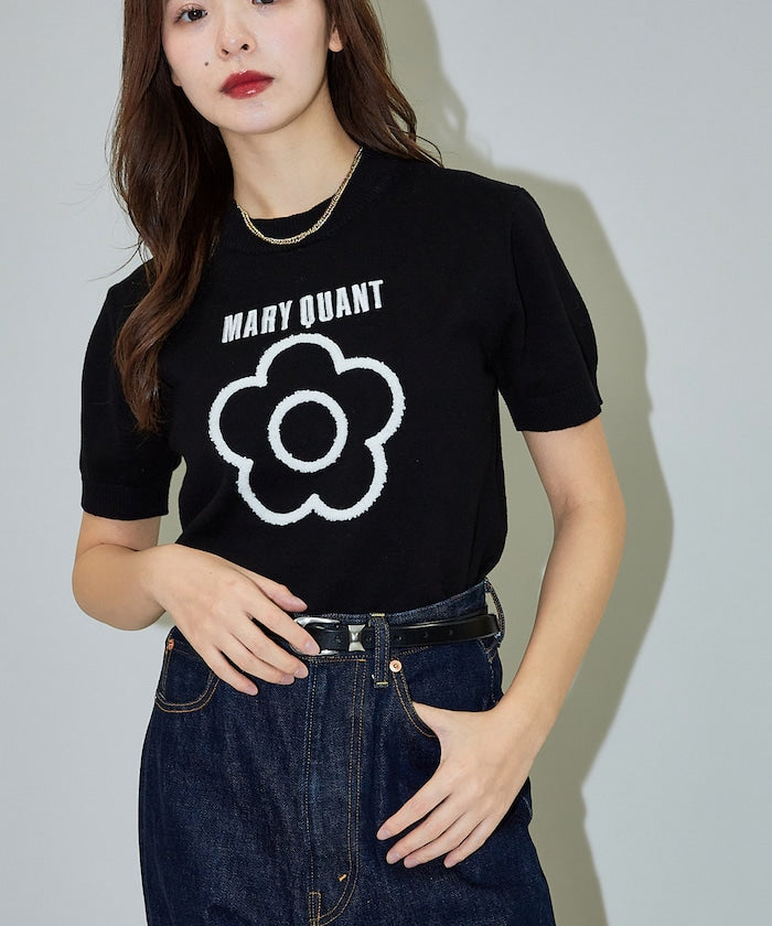 日本直送 Mary Quant 限量版Sagara刺繡針織 Tee【SJ017】