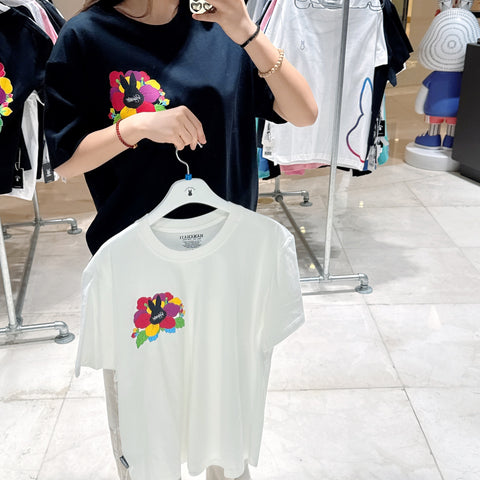 韓國 HANAHAII 小無穹花徽章 T-Shirt【HA036】 - Image