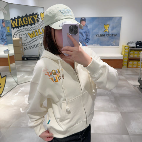 韓國 Wacky Willy Graffiti Back Zip-Up【WW126】