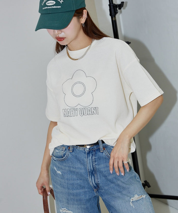 日本直送 Mary Quant 限量版 窩夫格紋 Tee【SJ019】
