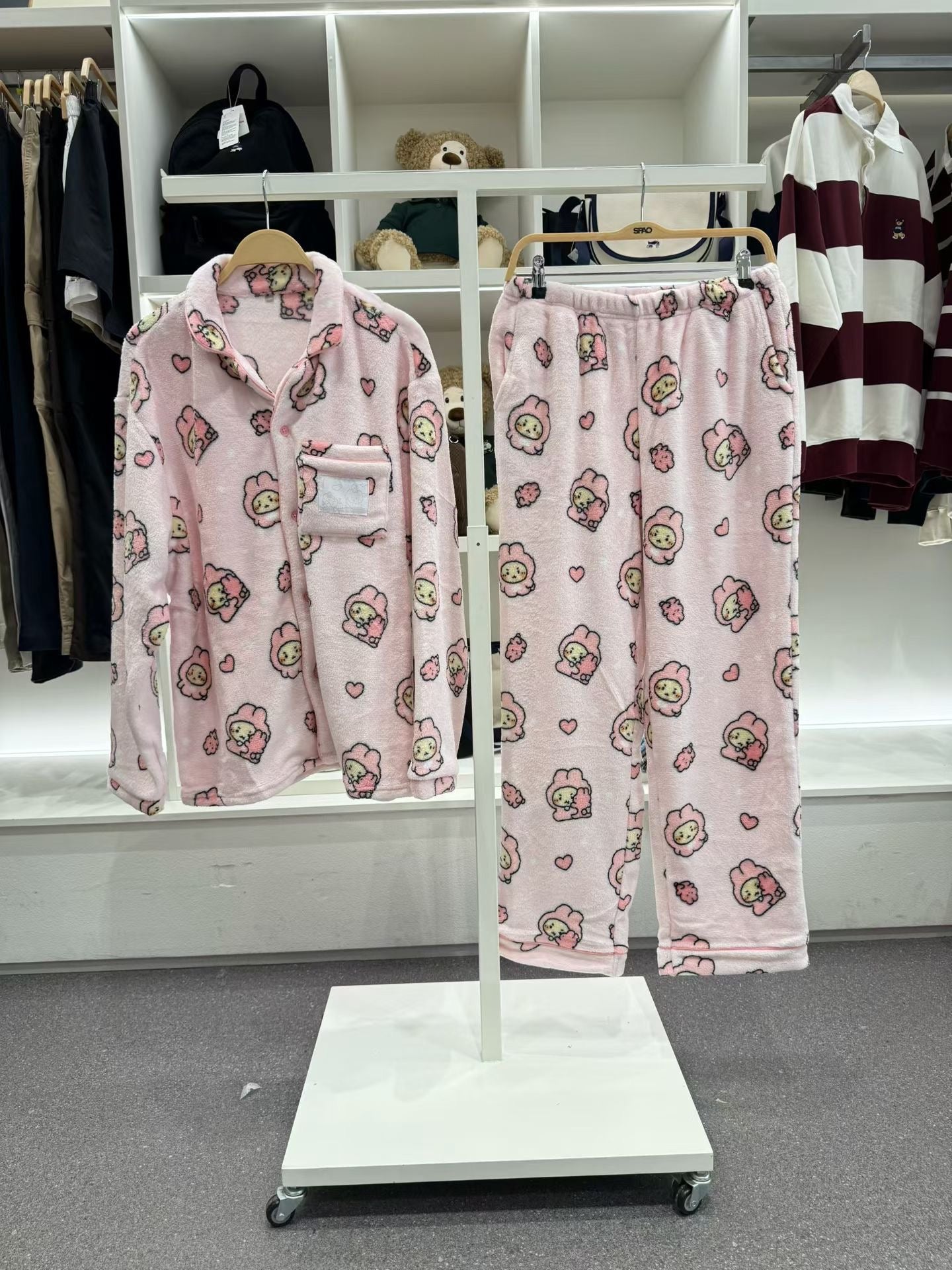 韓國 SPAO Mangled Bear Sleeping Pajamas to Wear with Buangdan【SP276】