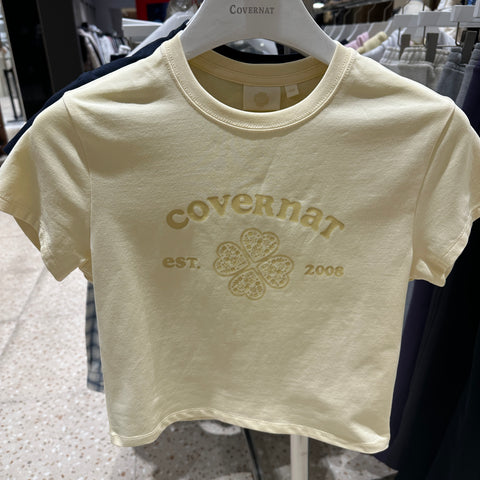 韓國 Covernat Arch Clover T-Shirt【CO140】 - Image