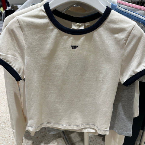 韓國 Covernat Small Crop Logo T-Shirt 【CO144】