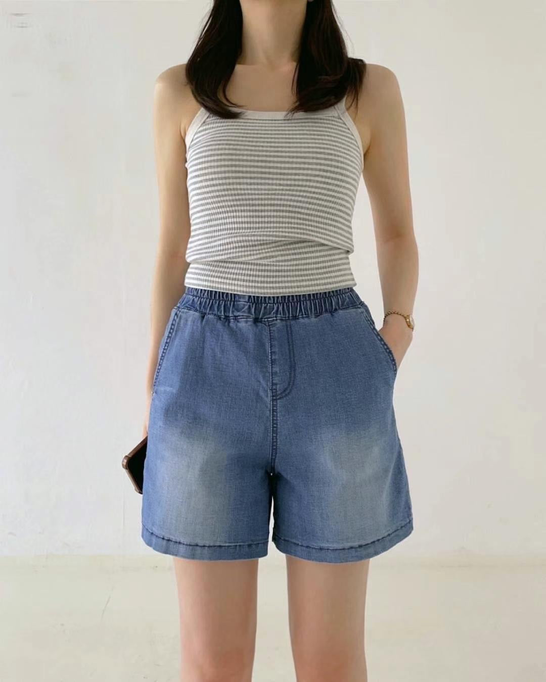 【現貨】韓國 HowLuk 牛仔褲(夏季款)【H2069】