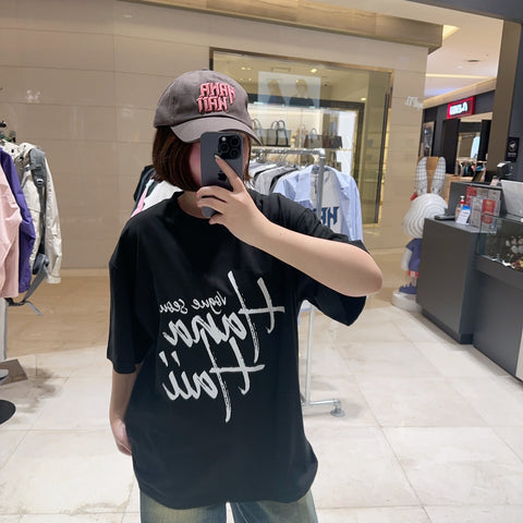 韓國 HANAHAII 書法 T-Shirt【HA086】