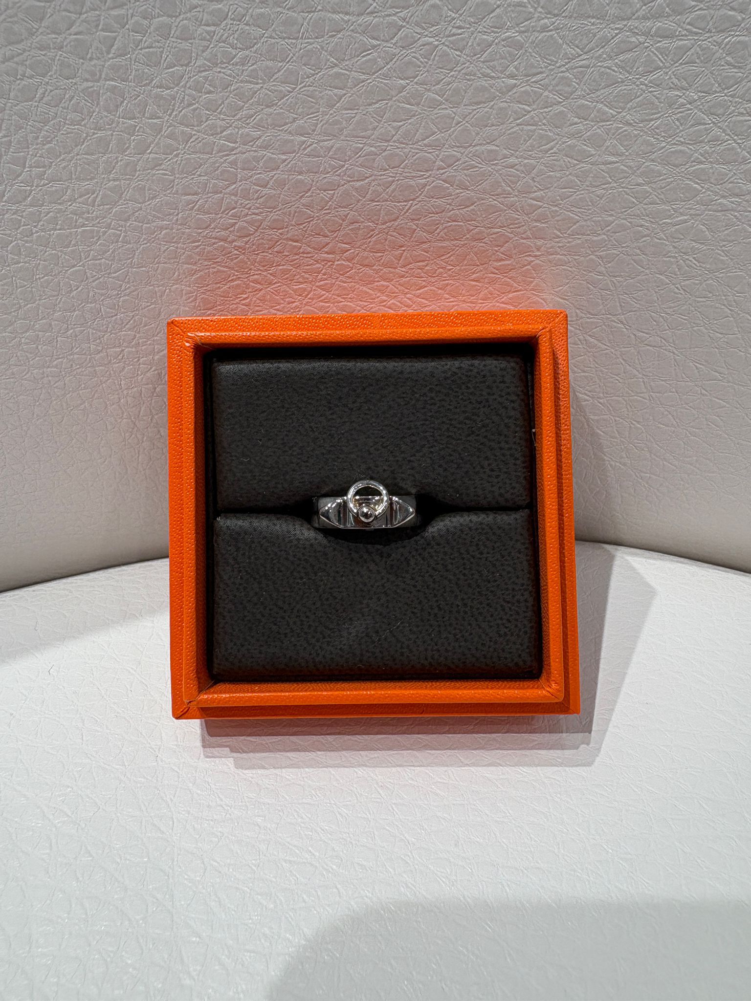 二手HERMES Collier de Chien 純銀戒指 【JS472】