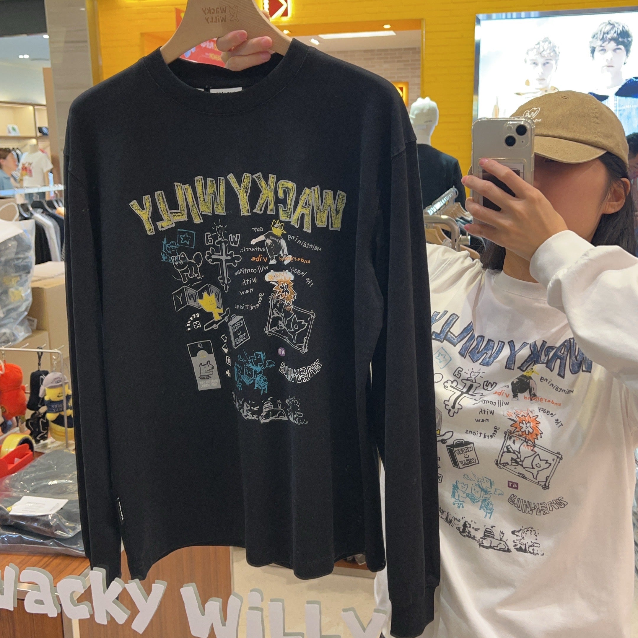 韓國 Wacky Willy Graphic Long Sleeve【WW014】