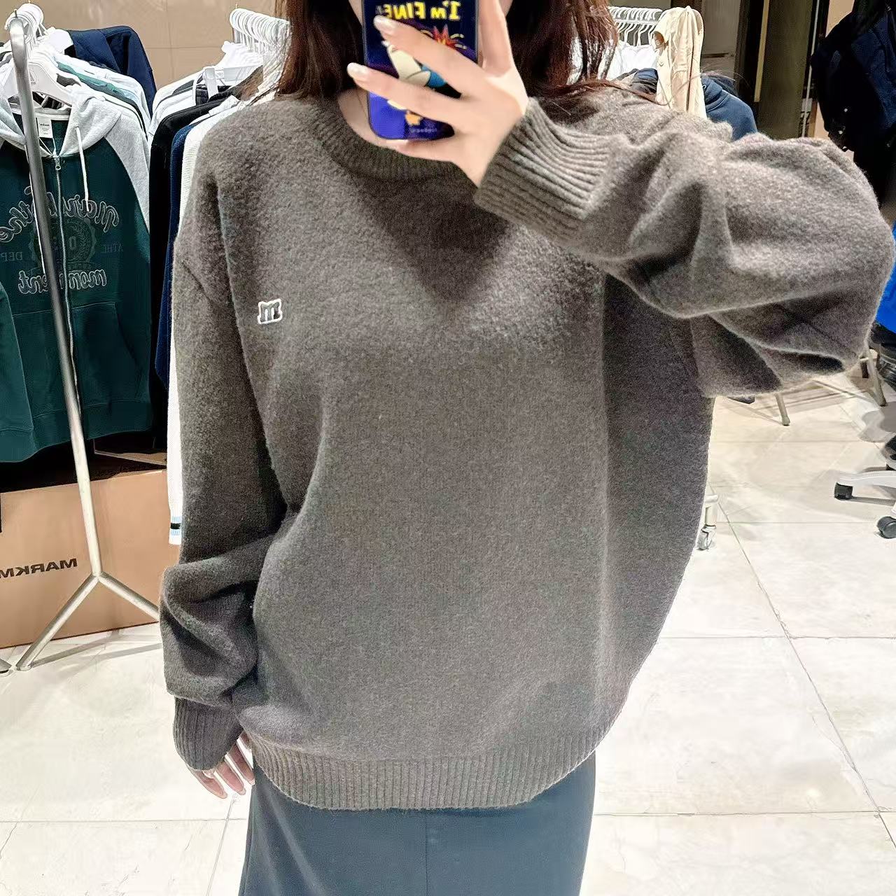 韓國 Markm Basic crew neck knitwear【MA335】