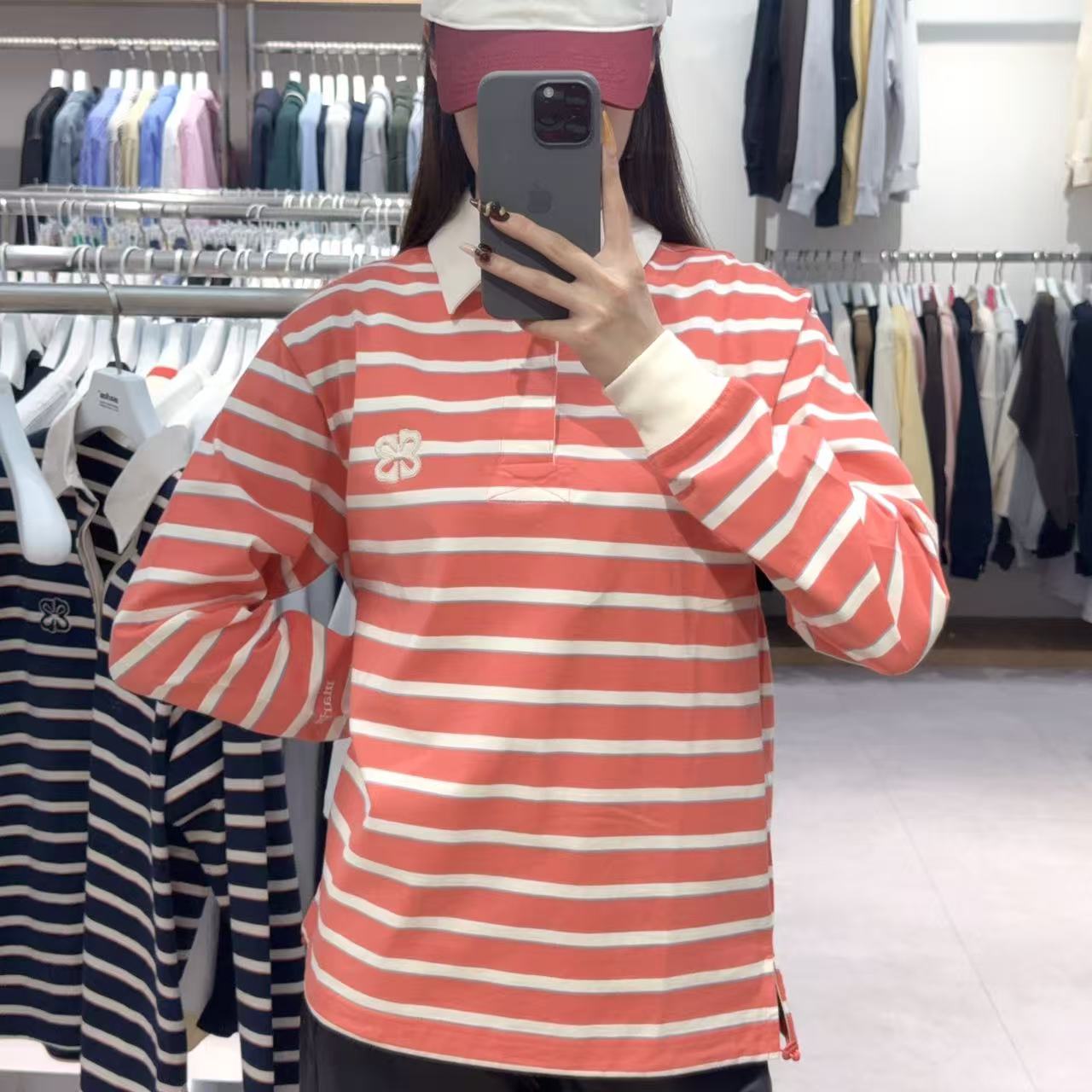 韓國 Markm MULTI STRIPE POLO T-SHIRT【MA119】