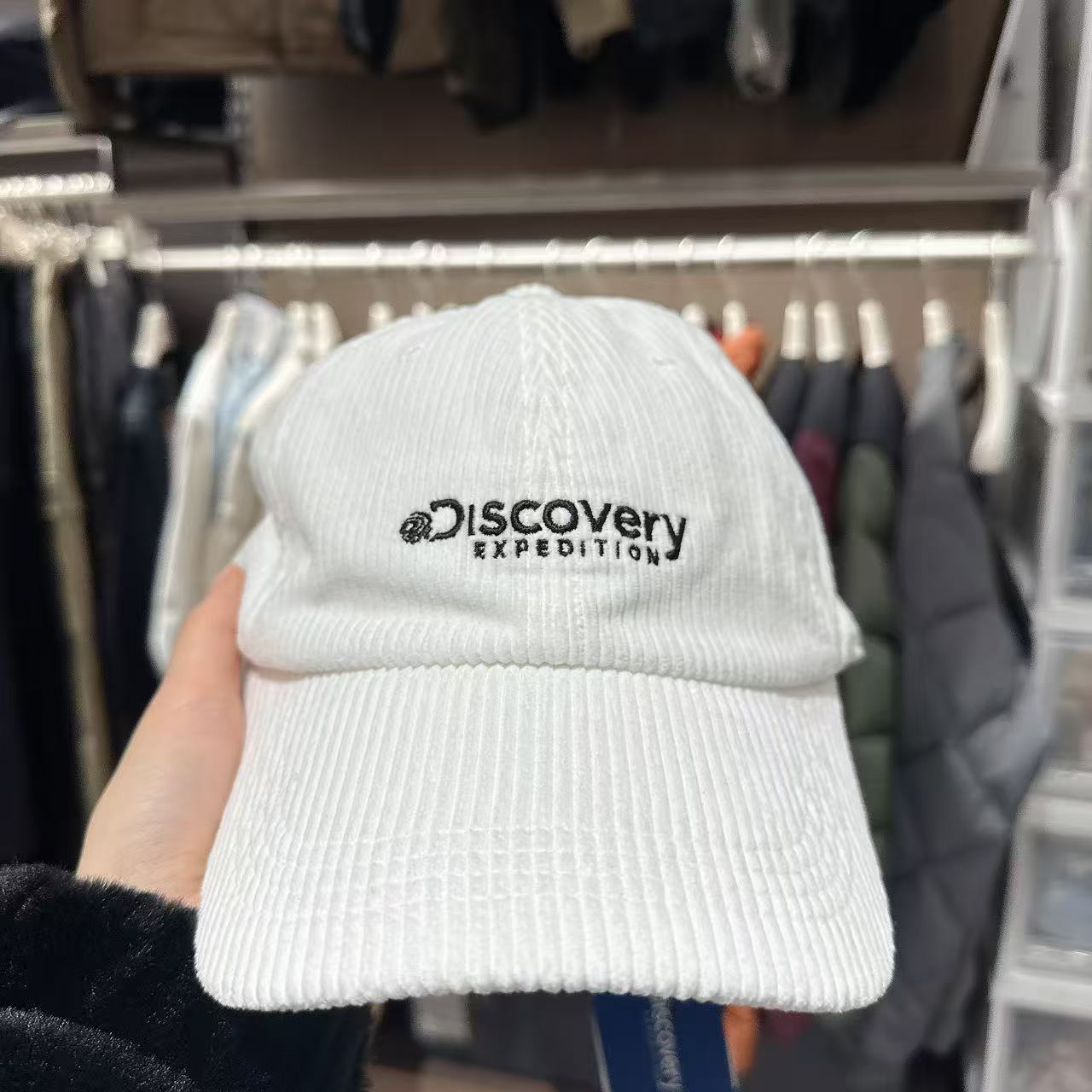 韓國 Discovery Corduroy Ball Cap【DY117】