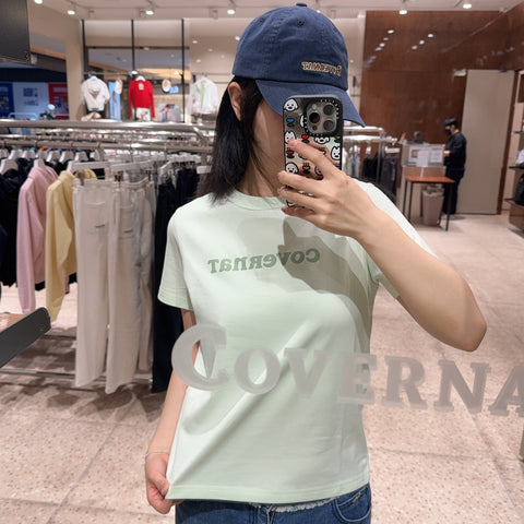 韓國 Covernat Women's Cooper Logo T-Shirt【CO171】