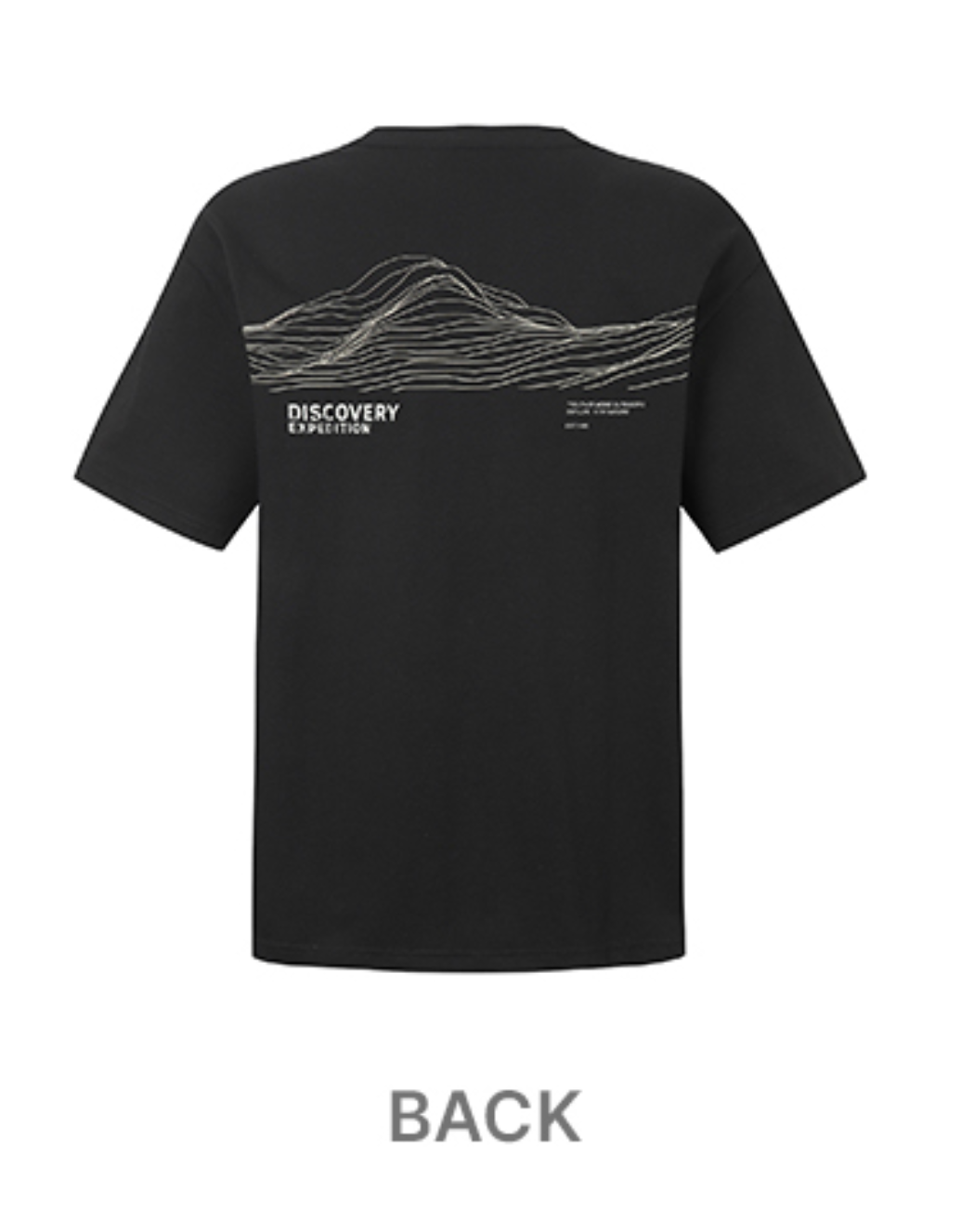 韓國 Discovery Fresh Event Line Graphic Short Sleeve T-Shirt【DY039】