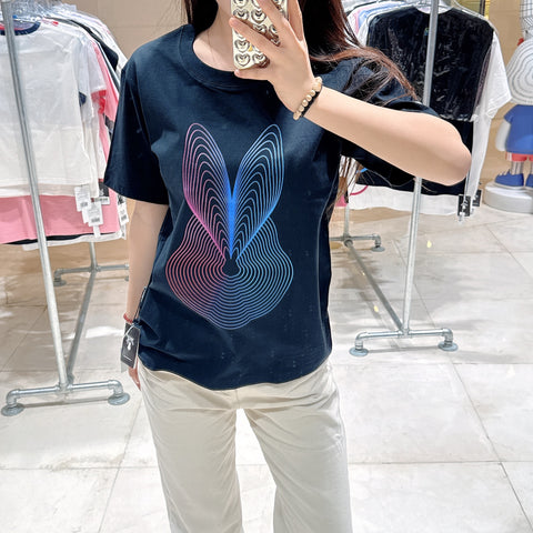 韓國 HANAHAII techno圖案 T-shirt【HA029】 - STT Mall HK 靚太網購