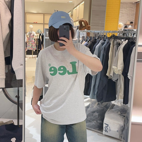 韓國 Lee Vintage Logo T-Shirt【LE049】