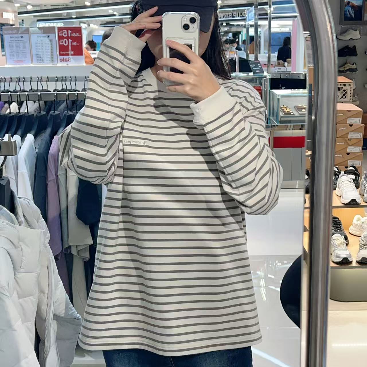 韓國 Snowpeak Striped Long Sleeve T-Shirt【SN046】