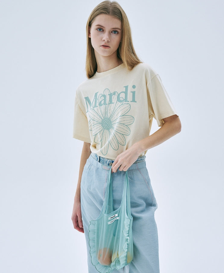 韓國 Mardi Mercredi TSHIRT FLOWERMARDI【MM039】