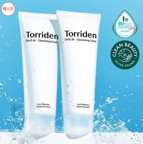 韓國 Torriden 低分子透明質酸潔面泡沫150ml (1+1優惠裝)【OY095】 - STT Mall HK 靚太網購