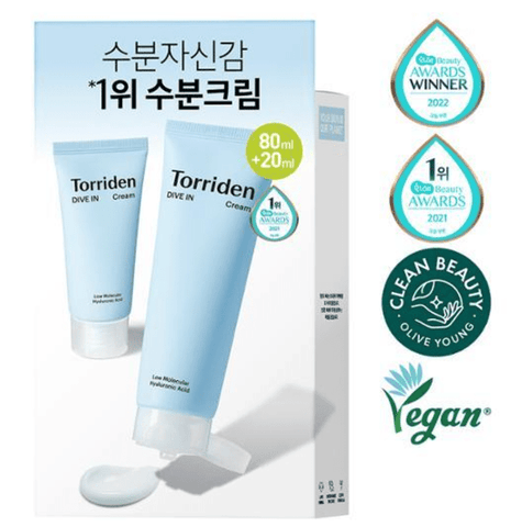 韓國 Torriden 低分子透明質酸乳霜80ml +(送20ml乳霜)【OY093】 - STT Mall HK 靚太網購