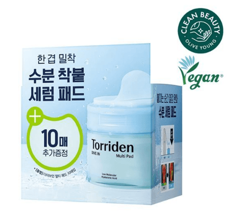 韓國 Torriden Dive-in 低分子玻尿酸多功能棉片 80片+(送10片多功能棉片)【OY088】 - STT Mall HK 靚太網購